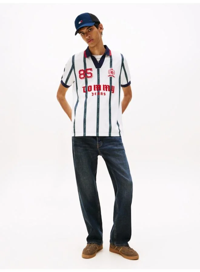 TOMMY JEANS Heritage Graphic Interlock Polo Shirt