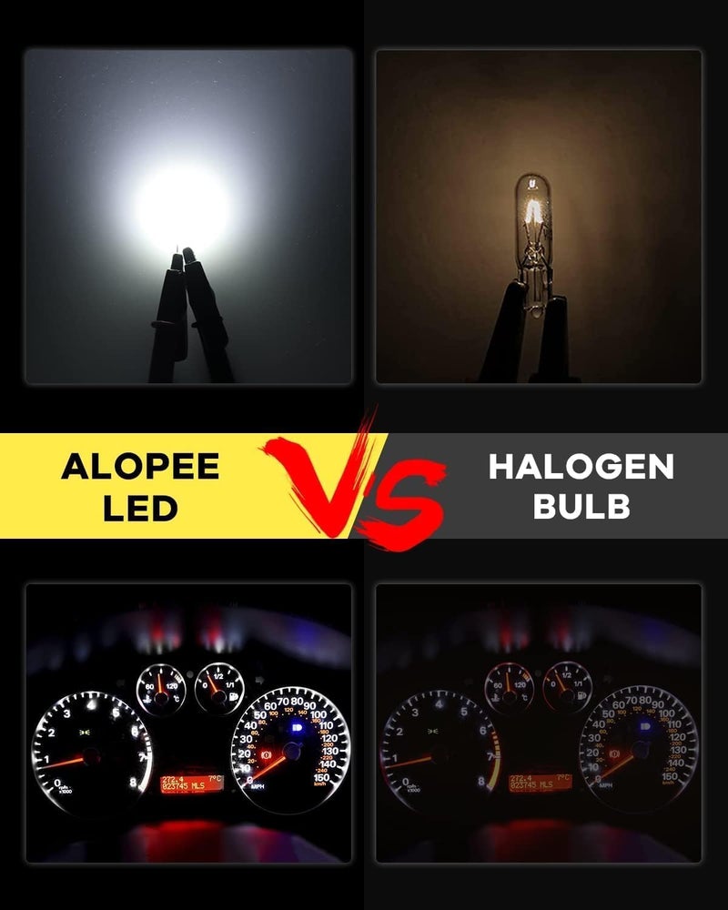 مصباحان LED أصفران للوحة عدادات السيارة - قطعتان - أصفر (بدون لمبة) - Image 3