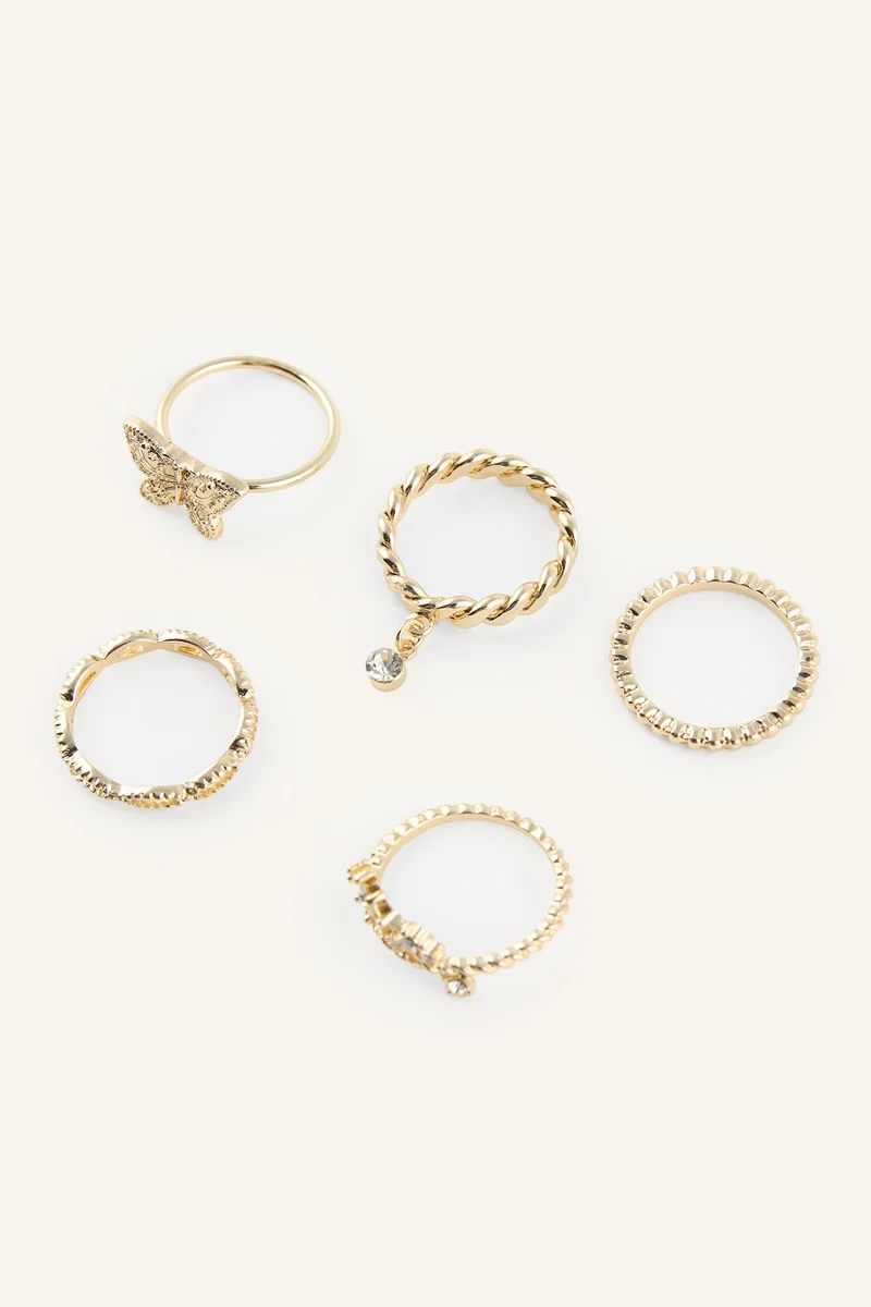 Woman 6 Piece Rings