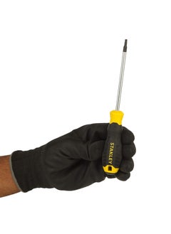 Stanley STANLEY STMT60845-8 Cushion Grip Torx ScrewdriverT15X100 mm Black and Yellow  - Image 5