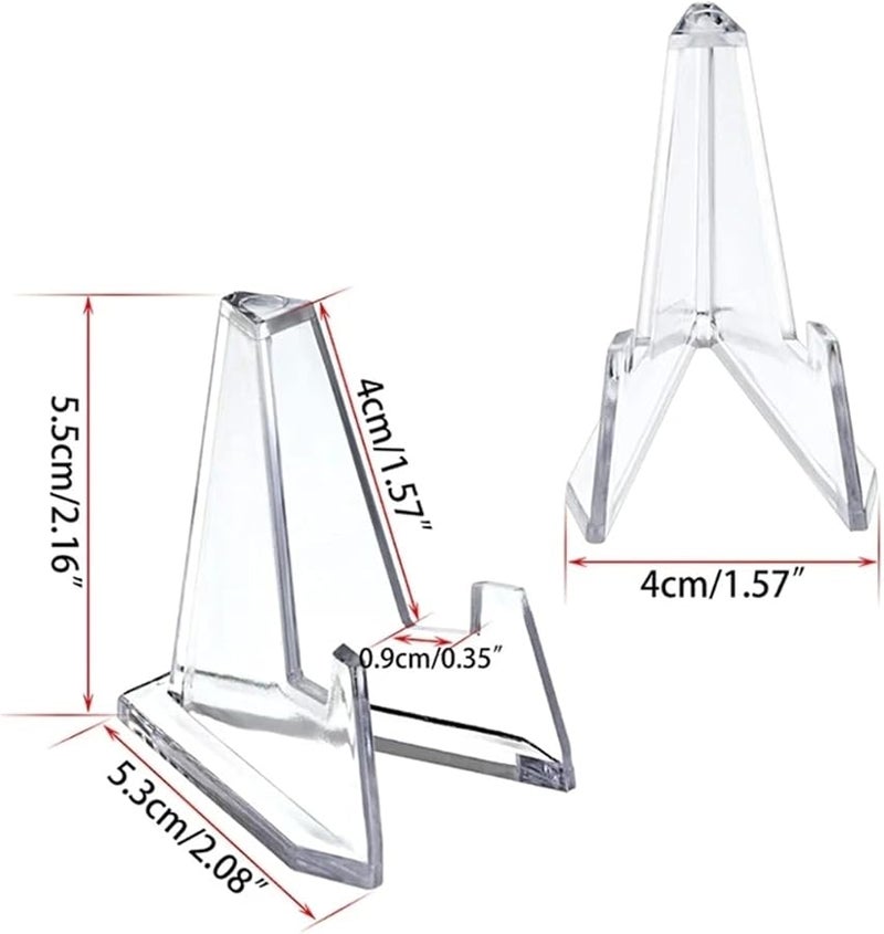 30 قطعة حامل عرض أكريليك شفاف لألبوم الكوميك وقرص مضغوط ومجلة وبطاقة بريدية وصورة وجهاز لوحي - Image 3