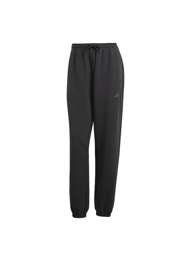 Adidas D4T Knit Pant Black Training Pants For Women 2XS