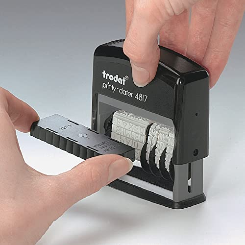 Trodat Replacement Ink Pads 6/4817 – Pack of 2 – Blue Ink – for The Printy 4817 and 4813 - Image 4