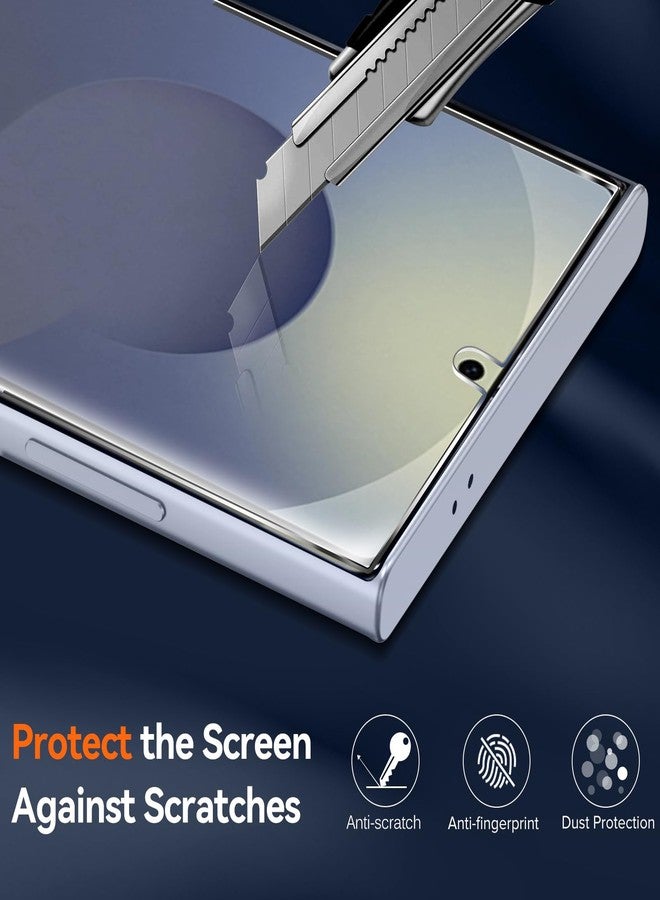 إيفولير غطاء iVoler الشفاف المقاوم للاصفرار لهاتف سامسونج جالاكسي S25 ألترا 5G مع قطعتين من فيلم الزجاج المقوى، [مقاوم للصدمات بمعايير عسكرية] غطاء نحيف شفاف - Image 3