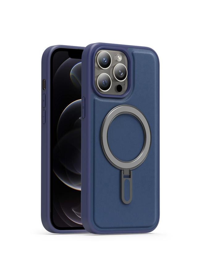 S-TOP Case For iPhone 12 Pro Silver Shield MagSafe Holder Shockproof Phone Case - Image 1