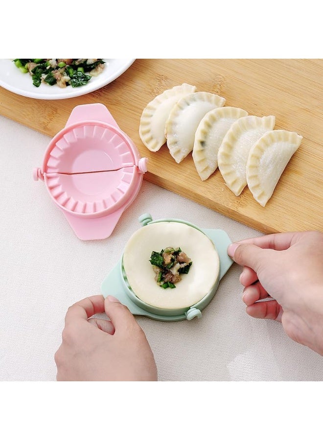 صانعة زلابية، 3 قطع صانعة ضغط، آلة قولبة الزلابية-اصنع زلابية مثالية كل مرة，رافيولي، سمبوسة，أرغفة，فطائر，بوتستيكرز - Image 3