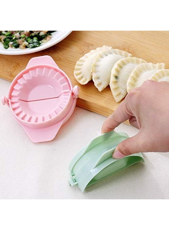 صانعة زلابية، 3 قطع صانعة ضغط، آلة قولبة الزلابية-اصنع زلابية مثالية كل مرة，رافيولي، سمبوسة，أرغفة，فطائر，بوتستيكرز - Image 4