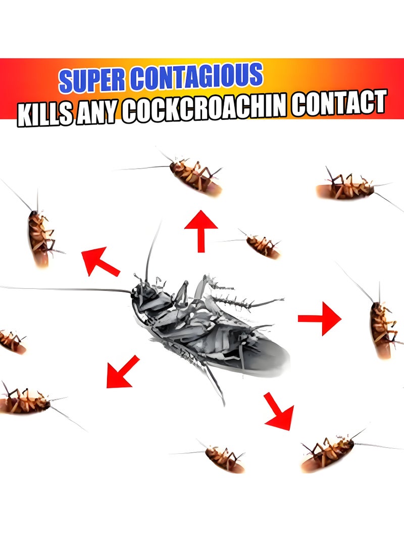 JUE-FISH Cockroach Gel Killer for Homes & Kitchens - Safe Cockroach Control Gel Eliminates Roaches 1PCS - Image 2
