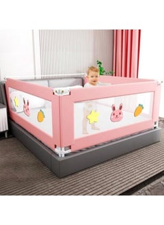 GGEROU 1-Piece Bed Guard Rail for Cribs, Toddler Extra Long Bed Rails,Baby Fence,Universal Baby & Children Rail,Upgrade Reinforced Safety Fence Protector Bed Rail Guard for Kids  - Image 1