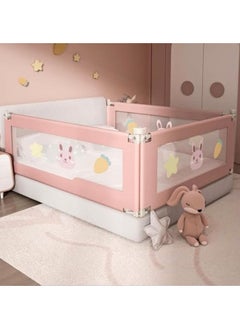 GGEROU 1-Piece Bed Guard Rail for Cribs, Toddler Extra Long Bed Rails,Baby Fence,Universal Baby & Children Rail,Upgrade Reinforced Safety Fence Protector Bed Rail Guard for Kids  - Image 2