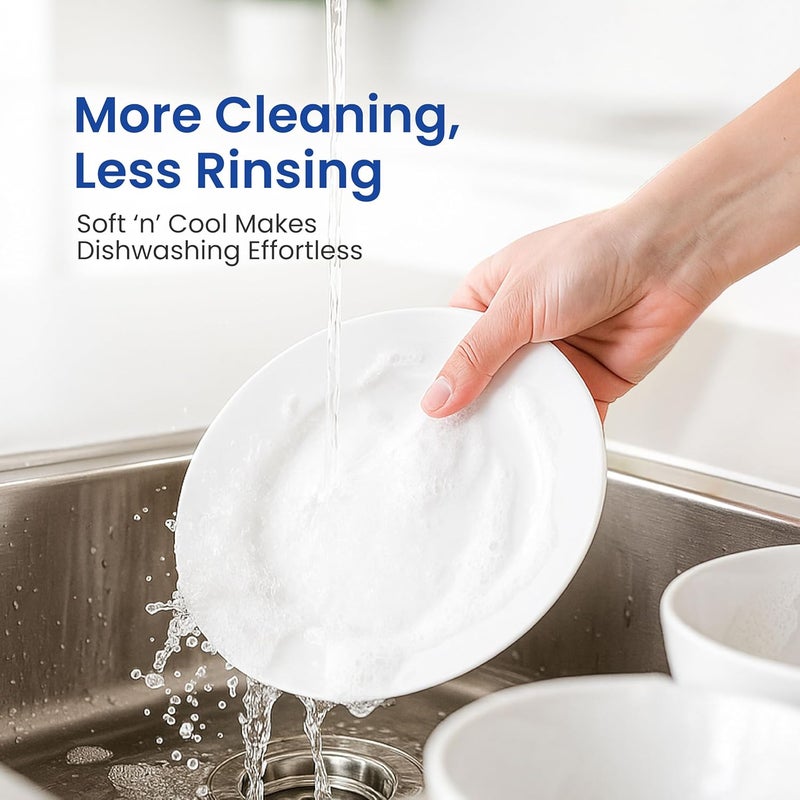 Dish Wash Liquid,| Powerful stain Removal, Lemon Fresh Scent, Long-Lasting Cleaning for Dishes, Utensils & Kitchen Use (1, 500 ML) - Image 4