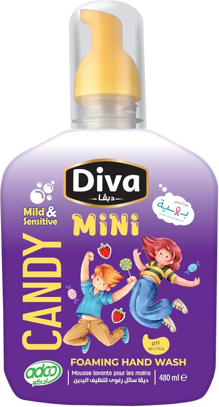 Diva Mini Foaming Cleanser 480ml Candy Scent