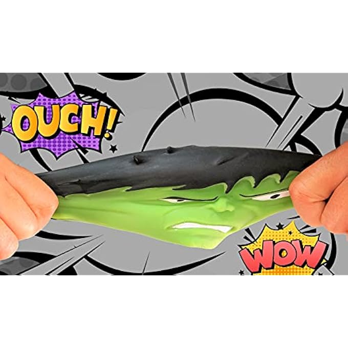 Ja-Ru Marvel Avengers Stretchy Squishy Stress Ball (1 Ball Assorted) Superheroes Hulk Spiderman & Iron Man Stretchy Fidget Toy Hand Therapy Birthday Toy Supplies for Kids. Stocking Stuffers ABC-6808-1 - Image 4