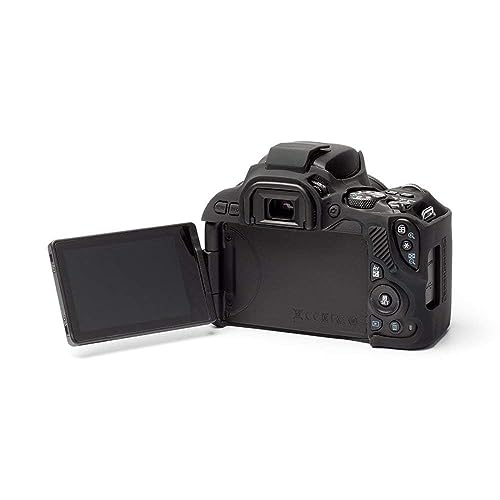 easyCover Protective Camera Case compatible for Canon 200D/250D SL2/SL3, Black - Image 3