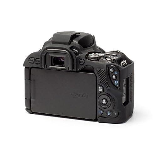 easyCover Protective Camera Case compatible for Canon 200D/250D SL2/SL3, Black - Image 5