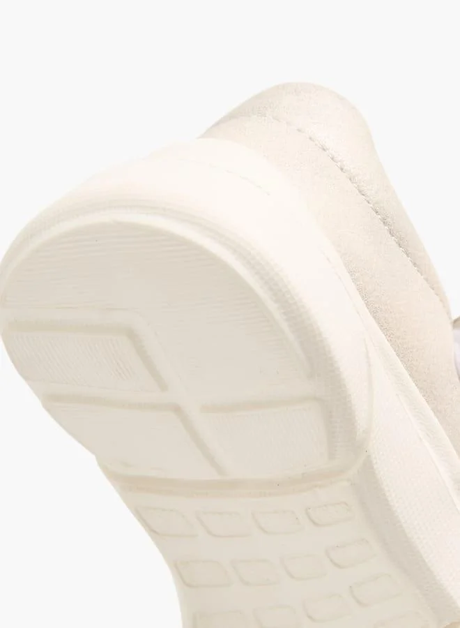 بيرفيت سنيكرز بناتي مزين بفيونكة وإغلاق بشريط لاصق