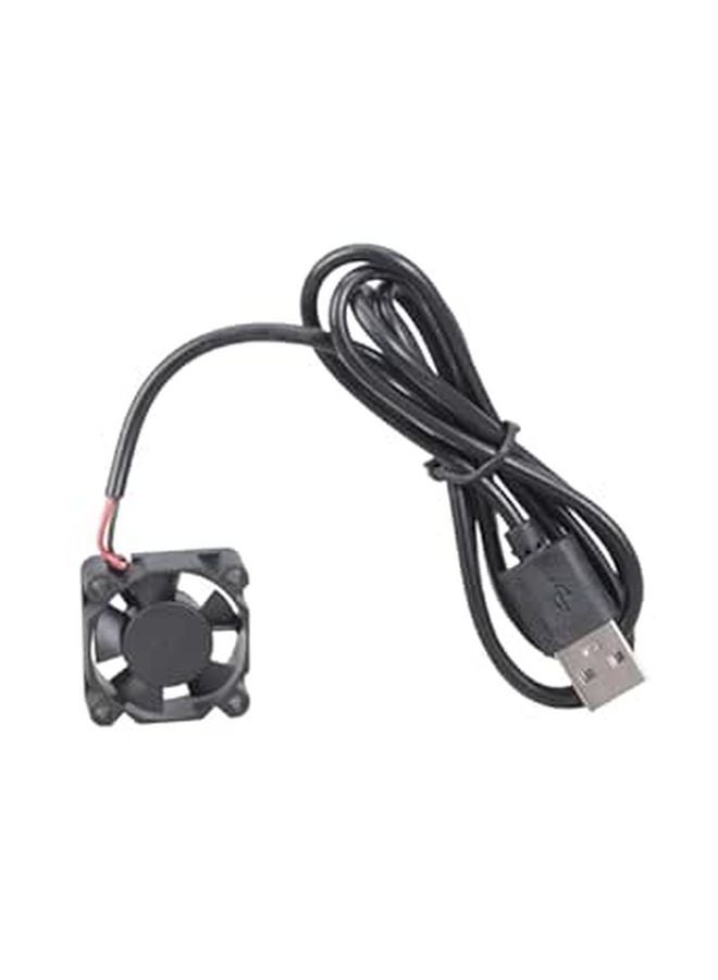 مروحة تبريد USB 5 فولت 30x30x10 مم تدفق هواء عالي هادئة ومتينة للطابعة والكمبيوتر ووحدة المعالجة المركزية والإلكترونيات - Image 1