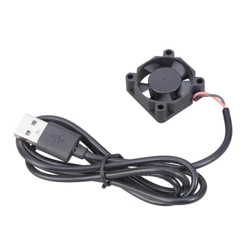 مروحة تبريد USB 5 فولت 30x30x10 مم تدفق هواء عالي هادئة ومتينة للطابعة والكمبيوتر ووحدة المعالجة المركزية والإلكترونيات - Image 4