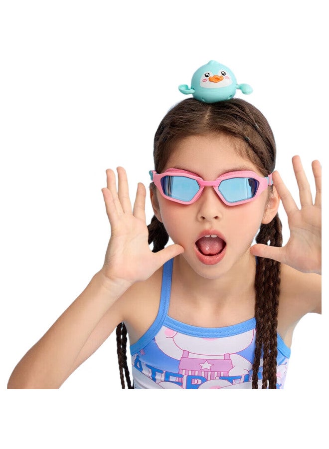 WATERTIME Kids Swimming Goggles 6-12 Years Anti-Fog Coating Professional Swim Goggles 10-15 Years Starry Pink - Image 3