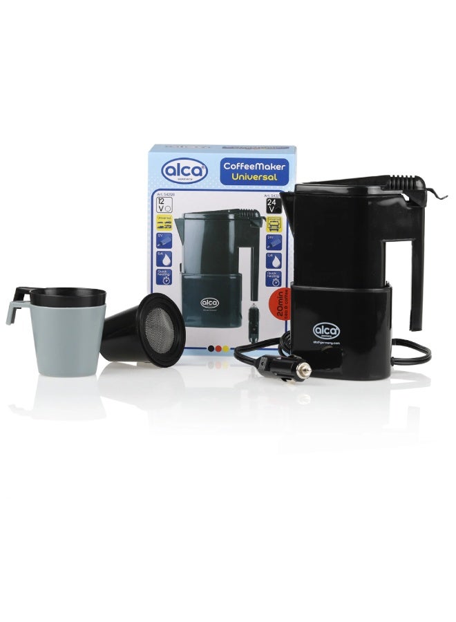 Alca® 24V Car Kettle 0.4L – Portable Hot Water Maker with 2 Cups & Coffee/Tea Filter for Travel & Trucks - Image 4