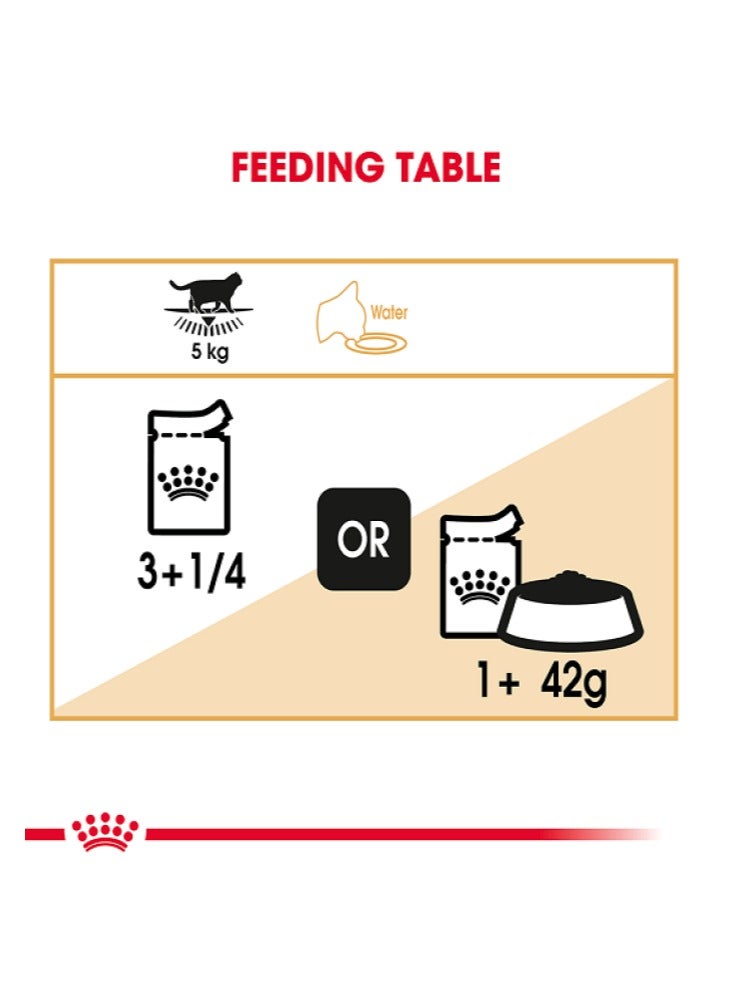 رويال كانين طعام رويال كانين للقطط البريطانية قصيرة الشعر (طعام رطب - أكياس) 12 × 85 جم - Image 4