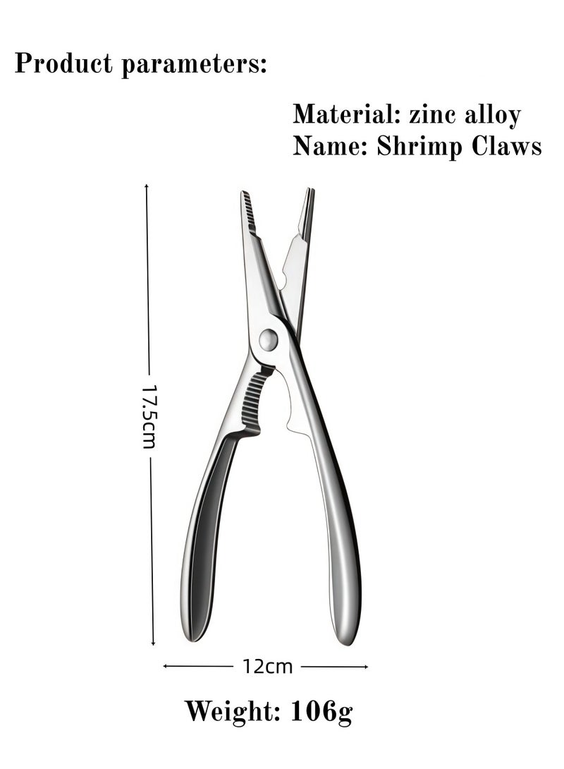 C&E Zinc alloy crab scissors hairy crab pliers crab pliers - Image 2