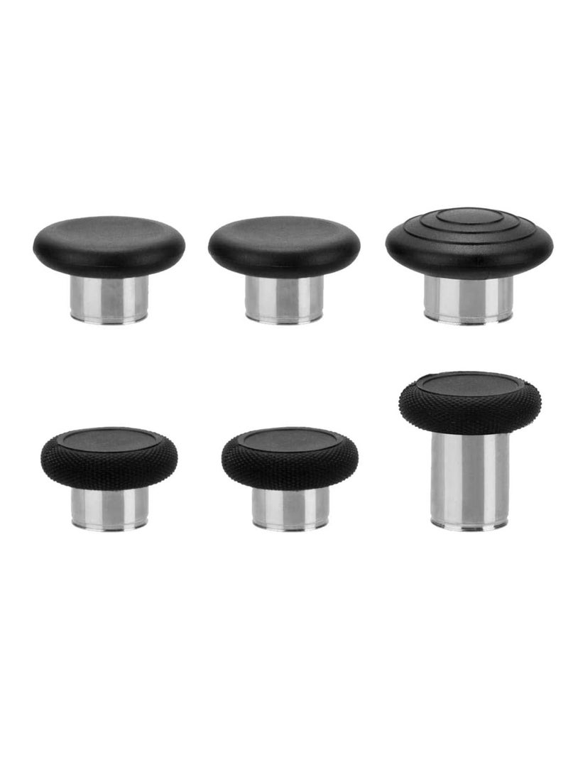 6 pcs Magnetic Replacement Sticks for Xbox One Elite Controller Series 2 Accessories – Black - Image 5