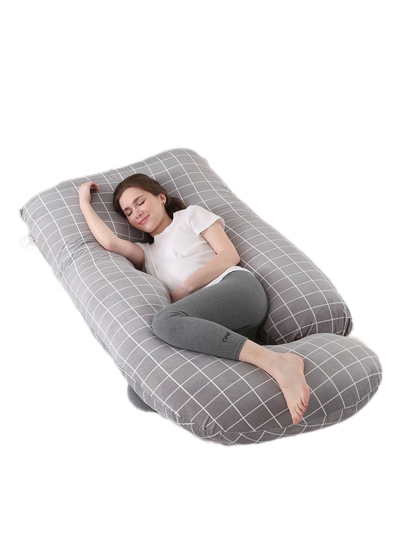 Crystal Velvet Maternity Pillow Maternity Belly Support Pillow Core Side Sleeping Pillow Waist Support Pillow - Image 1