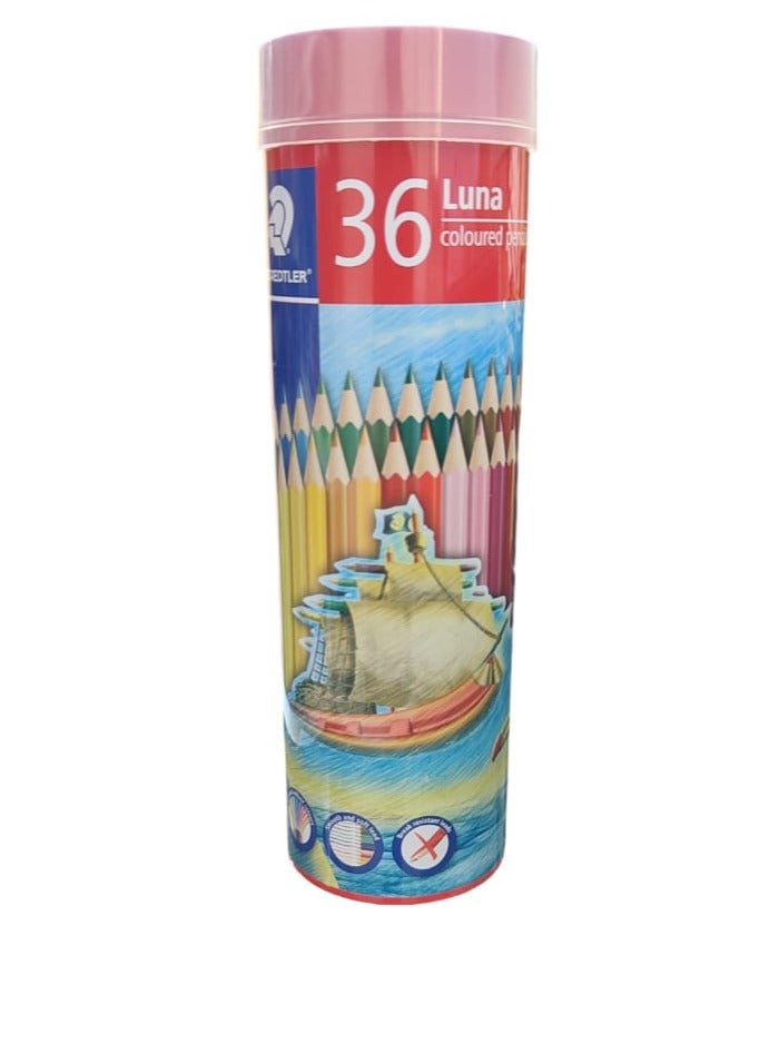 ستدلر قلم رصاص لونا كول أسطواني 36 لونًا - Image 1