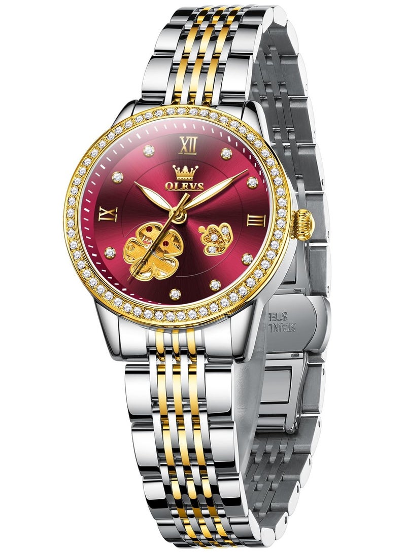 أوليفز ساعة OLEVS النسائية الرسمية المضيئة المقاومة للماء 6706 - Image 1