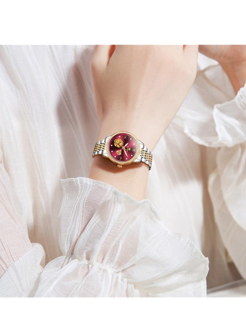 أوليفز ساعة OLEVS النسائية الرسمية المضيئة المقاومة للماء 6706 - Image 3