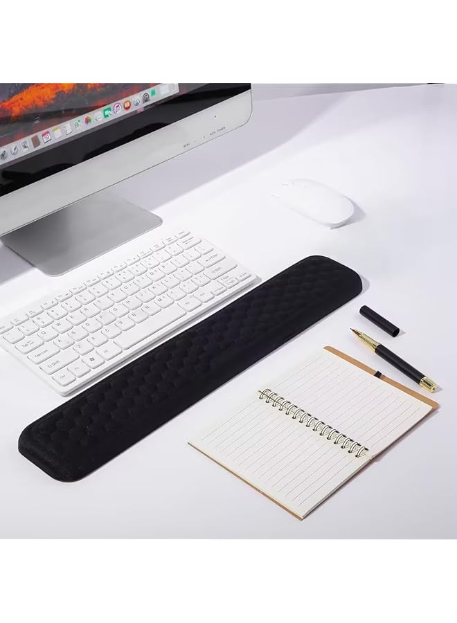 erorex Keyboard Wrist Rest Soft Memory Foam Wrist Support For Keyboard Keyboard Hand Rest Pad For Wrist Pain Relief Keyboard Wrist Guard For Long Hours Of Work Gaming Studying - Image 5