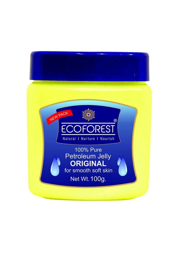 ECOFOREST 100% Petroleum Jelly Orginal Pure Skin Jelly Enriched With Vitamin E 100 G/125 Ml - Image 1