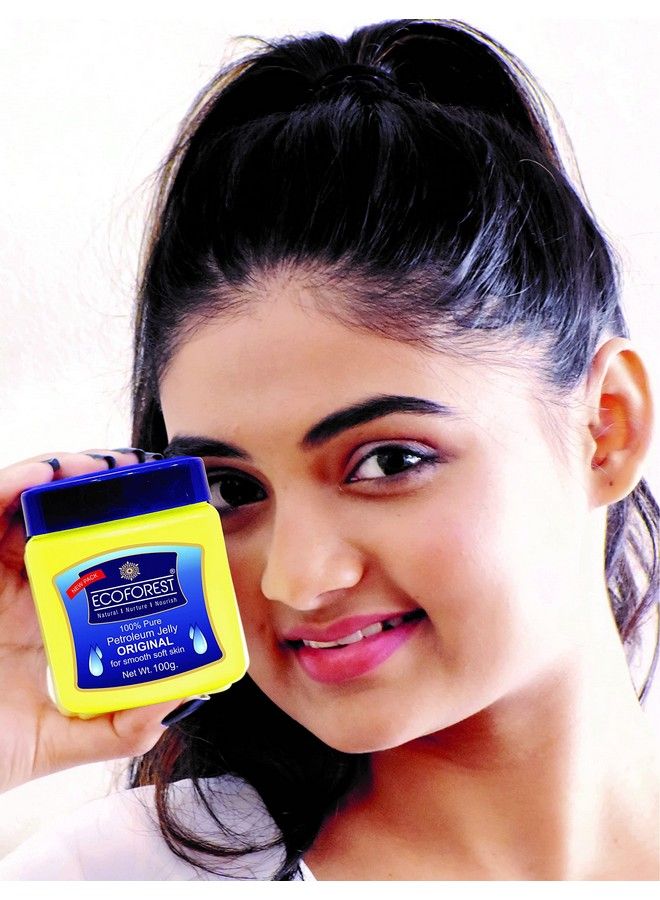 ECOFOREST 100% Petroleum Jelly Orginal Pure Skin Jelly Enriched With Vitamin E 100 G/125 Ml - Image 4