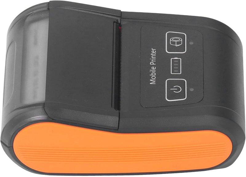 Yunseity Thermal Label Printer, Mini BT 203DPI 90mm / s Portable Receipt Printer for Supermarket Restaurant, Ergonomically Designed with Comfortable Grip - Image 3