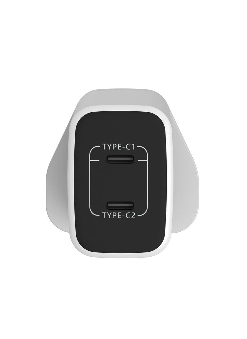 iOsuite QC 45 Watt Home Charger GaN Tech 2 Ports USB-C with USB-C Cable  - Image 2