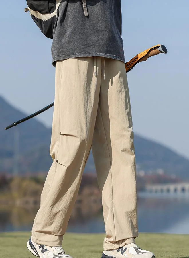 Take Two  Men Beige Parachute Pants for Men | Best Price UAE
