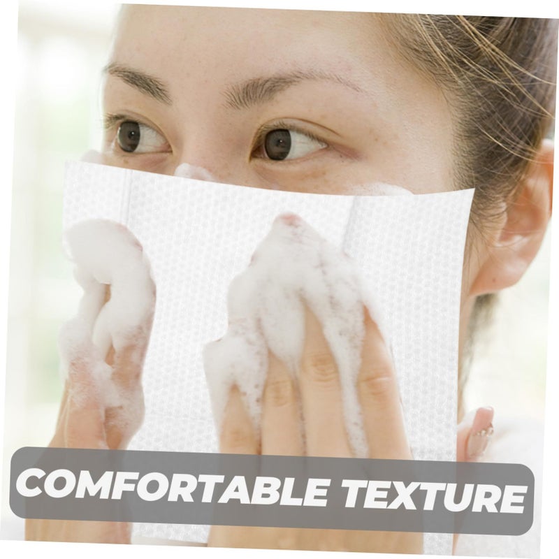 Thick Disposable Cotton Face Towels For Gentle Makeup Removal And Daily Skincare 1 Roll - Image 4