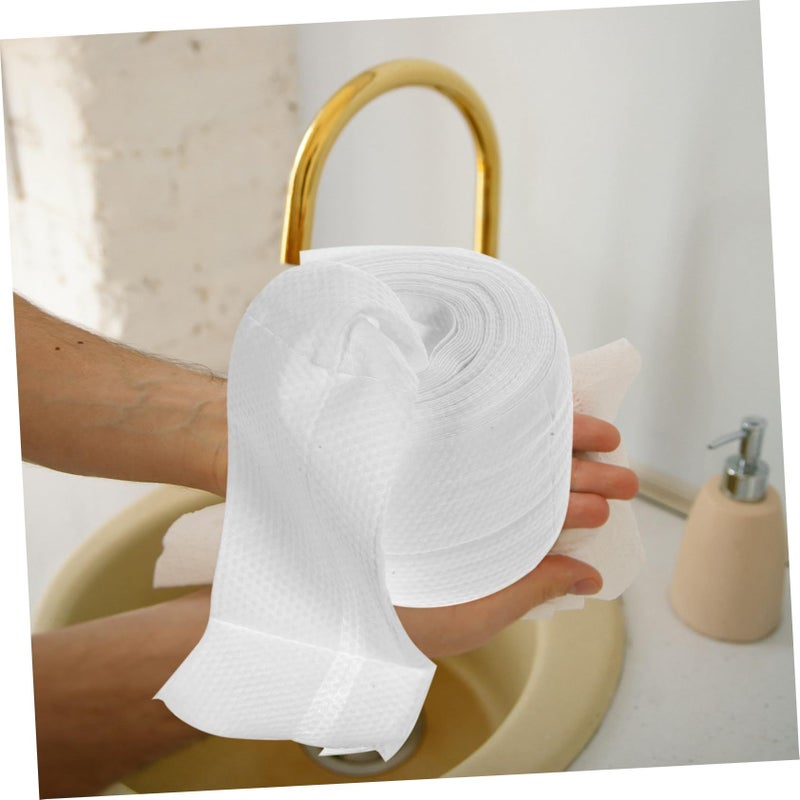 Thick Disposable Cotton Face Towels For Gentle Makeup Removal And Daily Skincare 1 Roll - Image 5