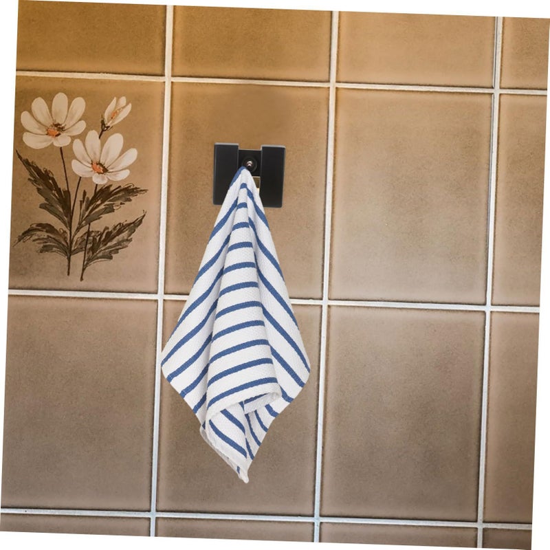 Stainless Steel Over Door Towel Hook Invisible Hanger For Bathroom Durable - Image 4