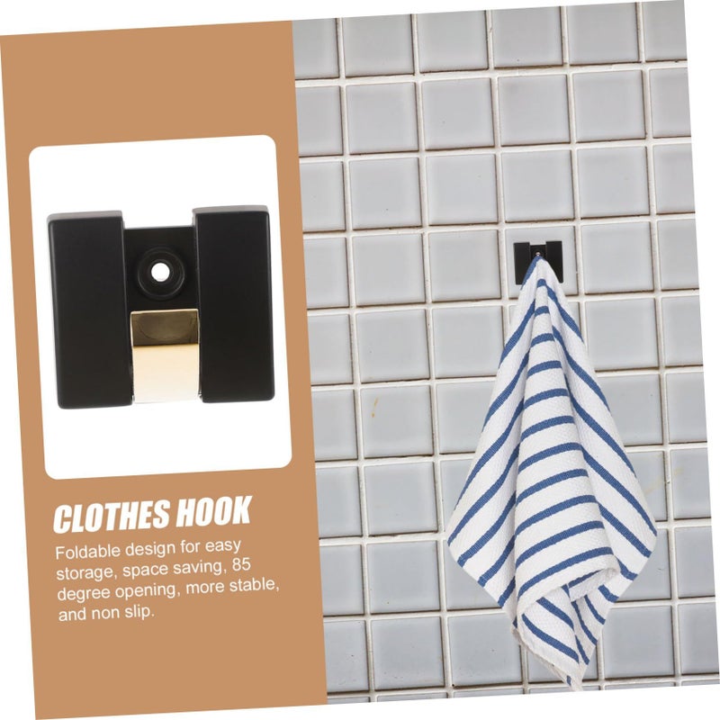 Stainless Steel Over Door Towel Hook Invisible Hanger For Bathroom Durable - Image 3