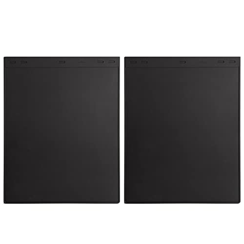 Plasticolor 001860R01 18 by 24 inch Plain Black Mud Guard Set of 2 - Image 1