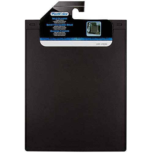 Plasticolor 001860R01 18 by 24 inch Plain Black Mud Guard Set of 2 - Image 2