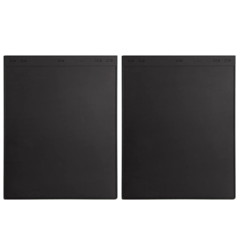 Plasticolor 001860R01 18 by 24 inch Plain Black Mud Guard Set of 2 - Image 5