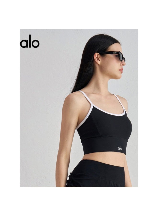 alo Alo Yoga High-Impact Anti-Shock Sports Bra with Beautiful Back Design  - Image 1