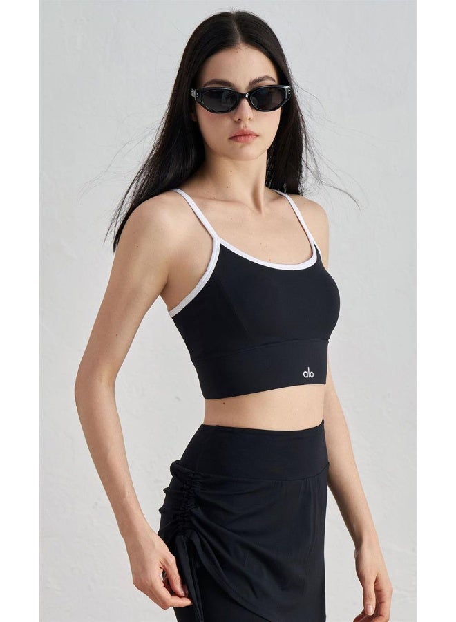 alo Alo Yoga High-Impact Anti-Shock Sports Bra with Beautiful Back Design  - Image 2