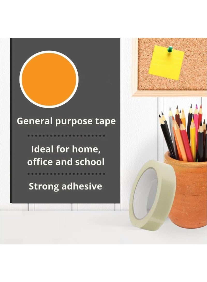 MARKQ [Pack of 72] Clear Packing Tape - 1 inches x 50 yards Strong Heavy Duty Packaging Tape for Sealing Parcel Boxes, Moving Boxes Houses, Large Postal Bags, Office Supplies  - Image 5