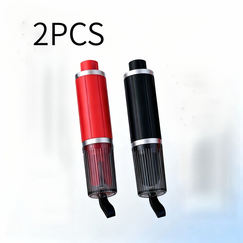 2pcs Window Breaker and Seat Belt Cutter Emergency Escape Tool Set Mini Portable Car Safety Kit Red and Black - Image 2