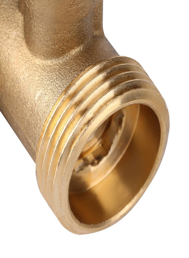 3/4 Inch Brass 2 Way Valve Splitter Hose Pipe Tap Connectors for Garden Irrigation - Image 5