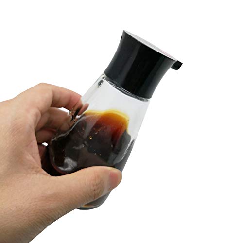 EIKS Excelity Cruet Dispenser Set for Olive Oil Vinegar Soy Sauce with Elegant Glass Bottle Kitchen Cooking Barbecue Tool - Image 3